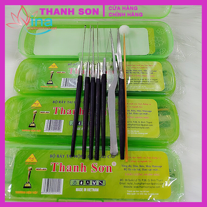 Bộ dụng cụ lấy rái tai Thanh Sơn - 8 cây 2