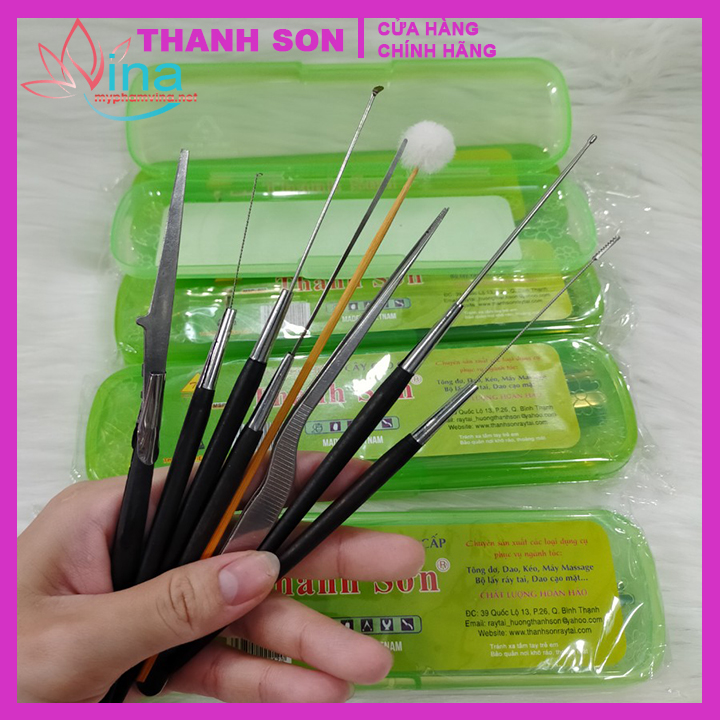 Bộ dụng cụ lấy rái tai Thanh Sơn - 8 cây 1