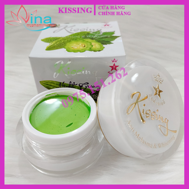 KEM KISSING KHỔ QUA SẠCH NÁM BAN ĐÊM CHÍNH HÃNG 20gr