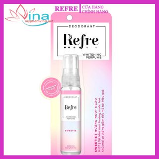 Xịt Khử Mùi Refre Deodorant Whitening Perfume - Sweetie Dưỡng Sáng Da Hương Ngọt Ngào 30ml 1