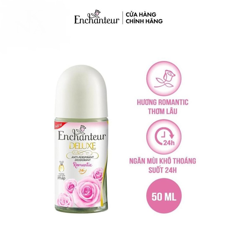Lăn khử mùi hương nước hoa Enchanteur Deluxe Romantic 50ml 1