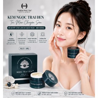  Kem Ngoc Trai Đen Trị Mụn Chuyên Sâu 18gr
