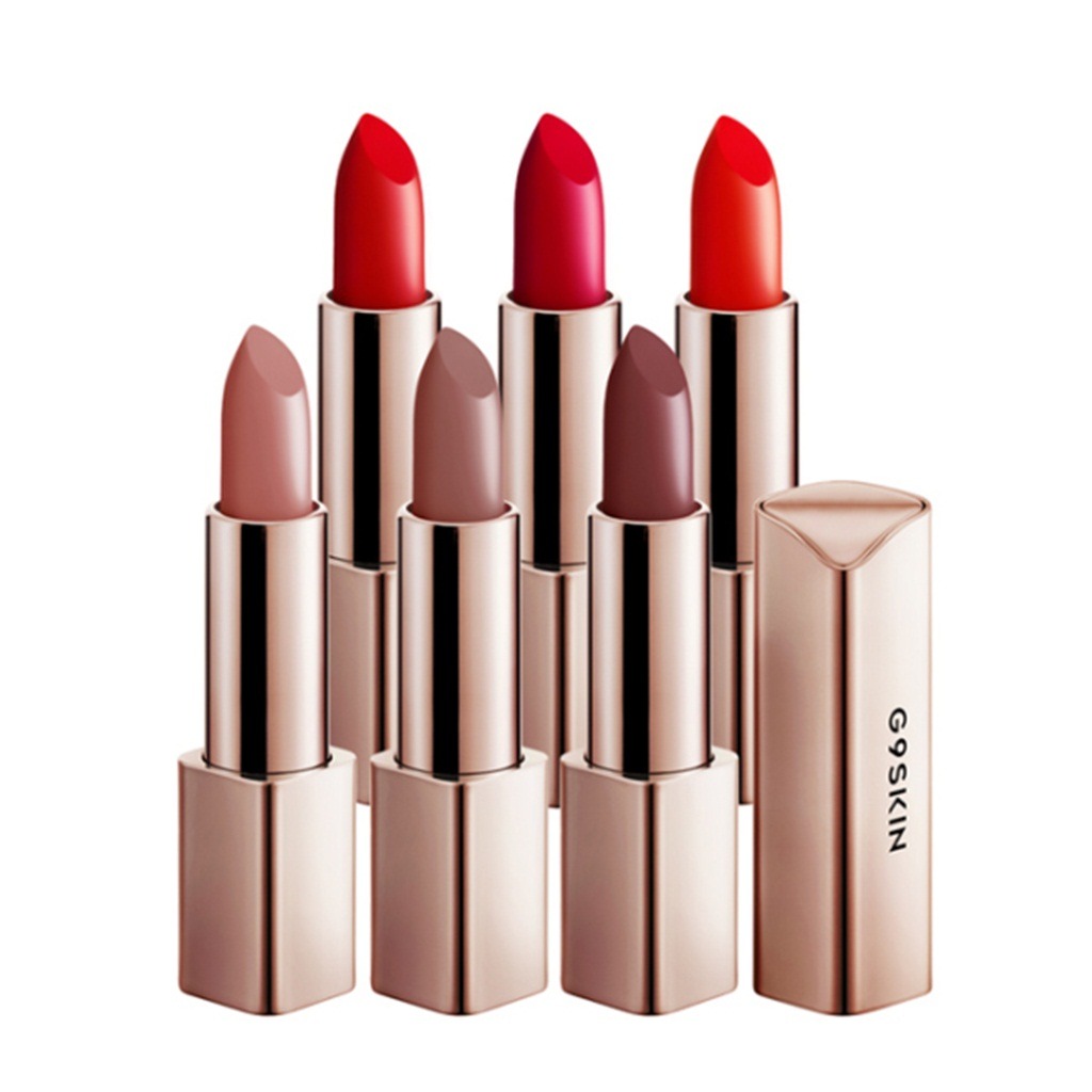 Son Lì Siêu Mịn G9 Skin First V-Fit Lipstick No.04 Coral Rose - Hồng cam đất 2