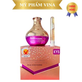 KEM KAY KY5 DƯỠNG TRẮNG DA CHỐNG NẮNG CẤP ẨM CAO CẤP - Tặng kèm 1 ống huyết thanh kích trắng da