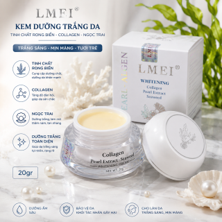 KEM DƯỠNG TRẮNG DA LMEI TINH CHẤT RONG BIỂN - COLLAGEN - NGỌC TRAI 25gr