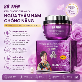 KEM SỨ TIÊN SẠCH NÁM TRẮNG DA CHỐNG NẮNG - TÍM 2