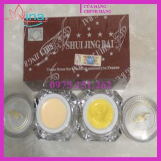 KEM SẠCH NÁM, DƯỠNG TRẮNG DA CAO CẤP SHUI JING BAI -  BẠCH THỦY TINH (2IN 1) 2