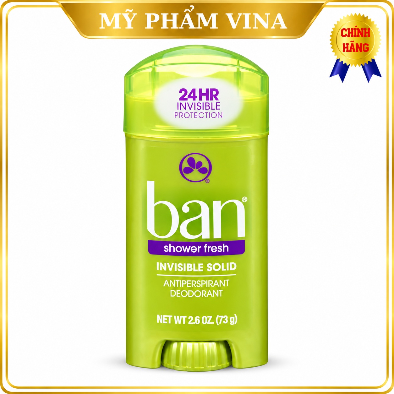 LĂN KHỬ MÙI BAN SHOWDER FRESH INVISIBLE SOLID 73gr 1