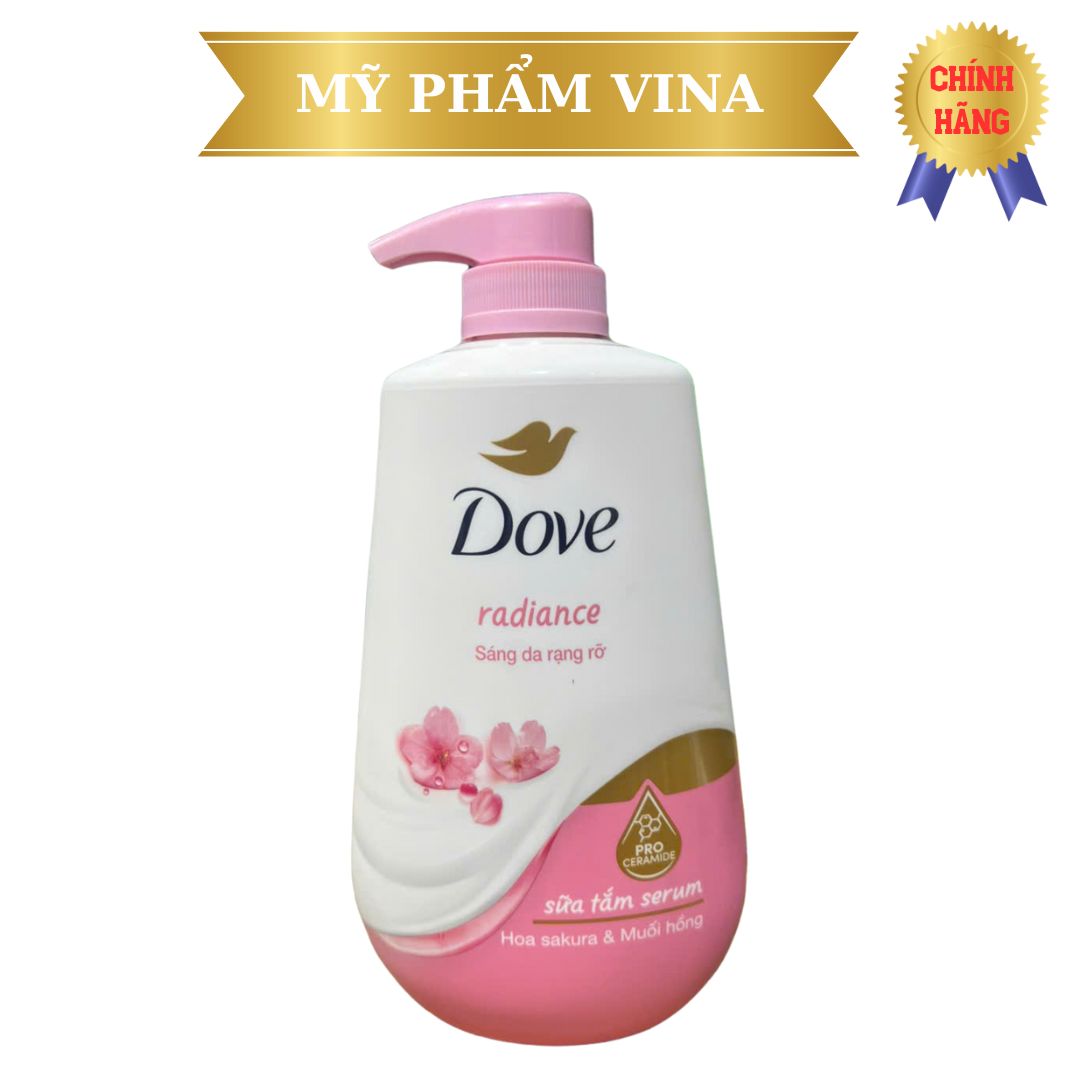 Sữa Tắm Dưỡng Thể Dove Hoa Anh Đào Và Muối Hồng Chai 900G