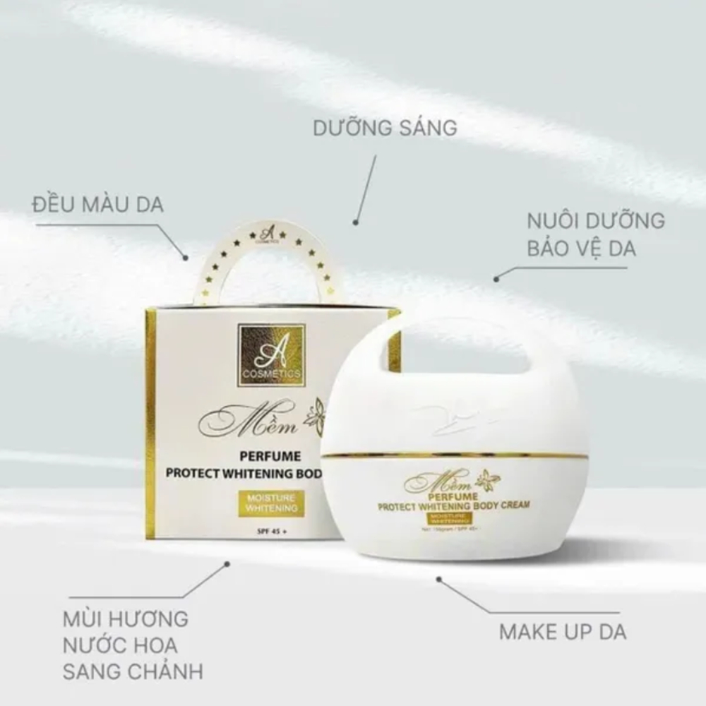 Kem Dưỡng Da Body Siêu Trắng Mềm Acosmetic Hương Nước Hoa, Chăm Sóc Da 250GR