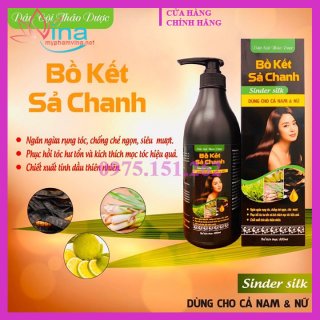 Dầu Gội Bồ Kết Sả Chanh Sinder Silk 800ml 1