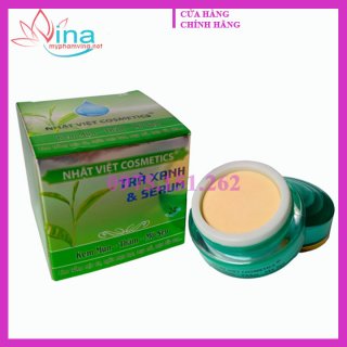 Kem Trà Xanh  Nhật Việt Sạch Mụn Thâm Mờ sẹo (10g) 2