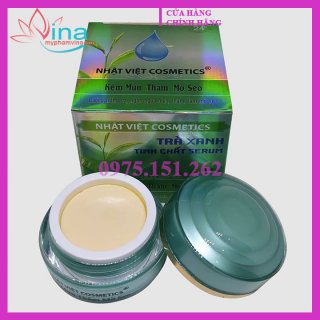 Kem Trà Xanh  Nhật Việt Sạch Mụn Thâm Mờ sẹo (10g) 1