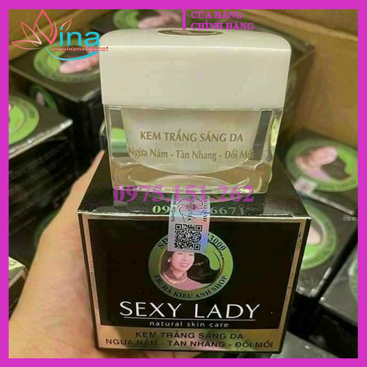 KEM SEXY LADY TRẮNG DA NÁM TÀN NHANG ĐỒI MỒI 50GR - HÀ KIỀU ANH
