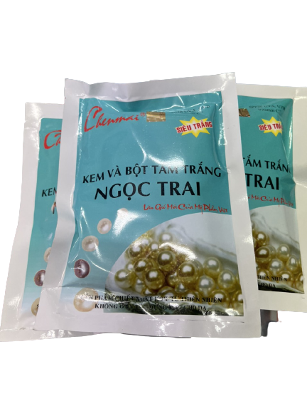 Kem và bột tắm trắng Ngọc trai Chenmai (150g) 1
