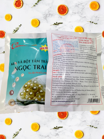 Kem và bột tắm trắng Ngọc trai Chenmai (150g) 2