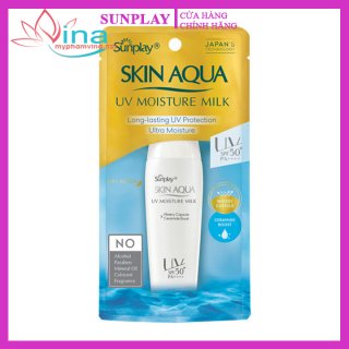 Sữa chống nắng hằng ngày dưỡng da Sunplay Skin Aqua UV Moisture SPF50, PA+++ 30g 2