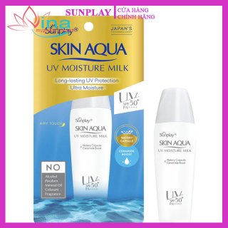 Sữa chống nắng hằng ngày dưỡng da Sunplay Skin Aqua UV Moisture SPF50, PA+++ 30g 1