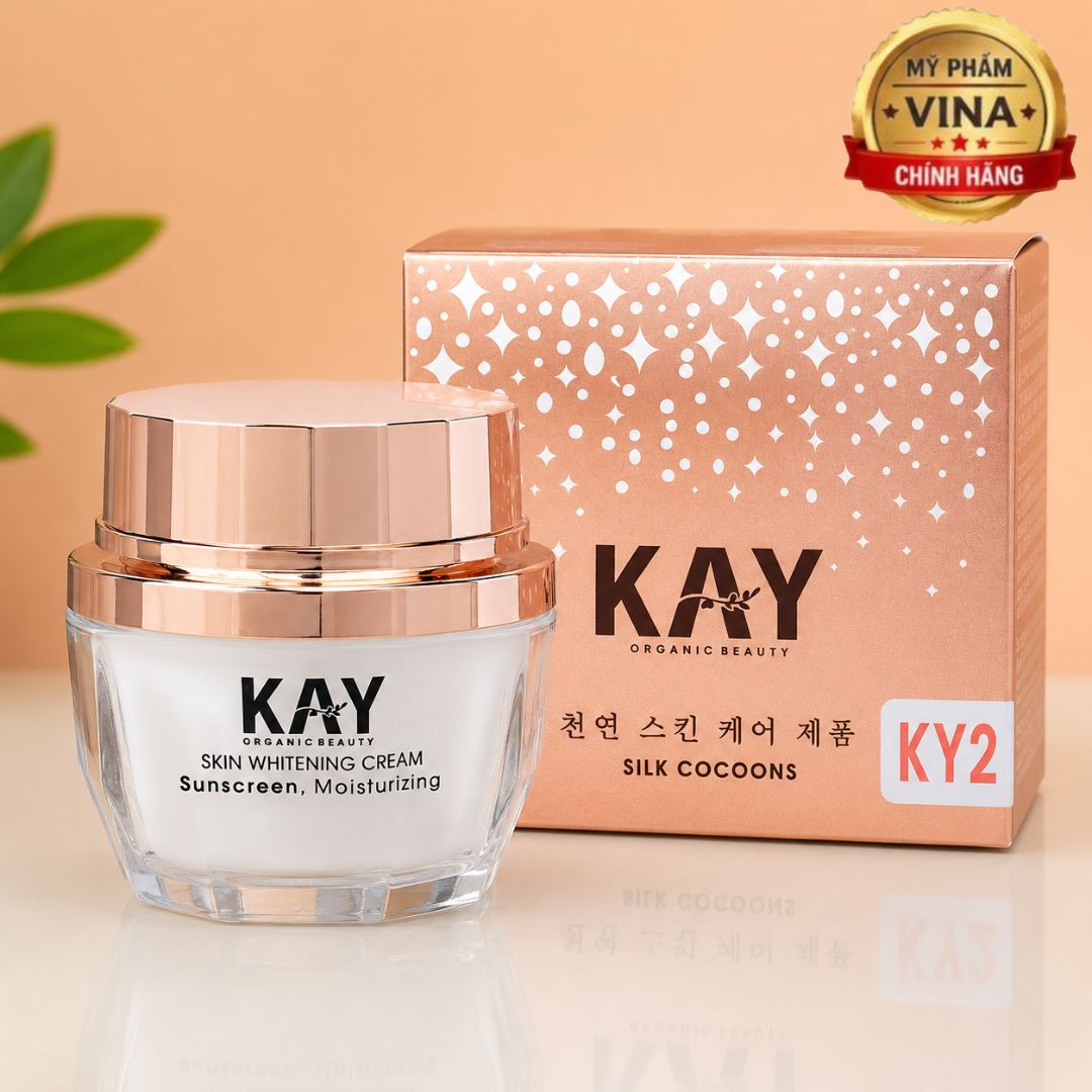 KEM KAY KY2 DƯỠNG TRẮNG DA CHỐNG NẮNG CẤP ẨM 15GR 1