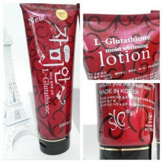 Kem Dưỡng Trắng Da Toàn Thân L-GLUTATHIONE SPF 50++ 300gr Hàn Quốc (màu đỏ) 1