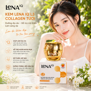Kem LENA-IQ L3 mụn - Thâm - Nám - Mờ sẹo - Trắng da - Làm dịu da 12GR