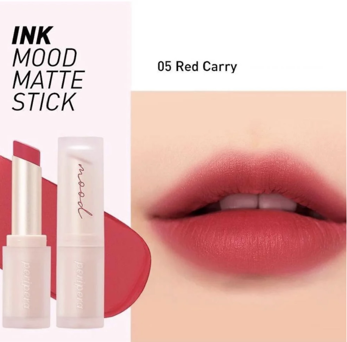 Son lì peripera ink mood matte stick - 05 red carry 1