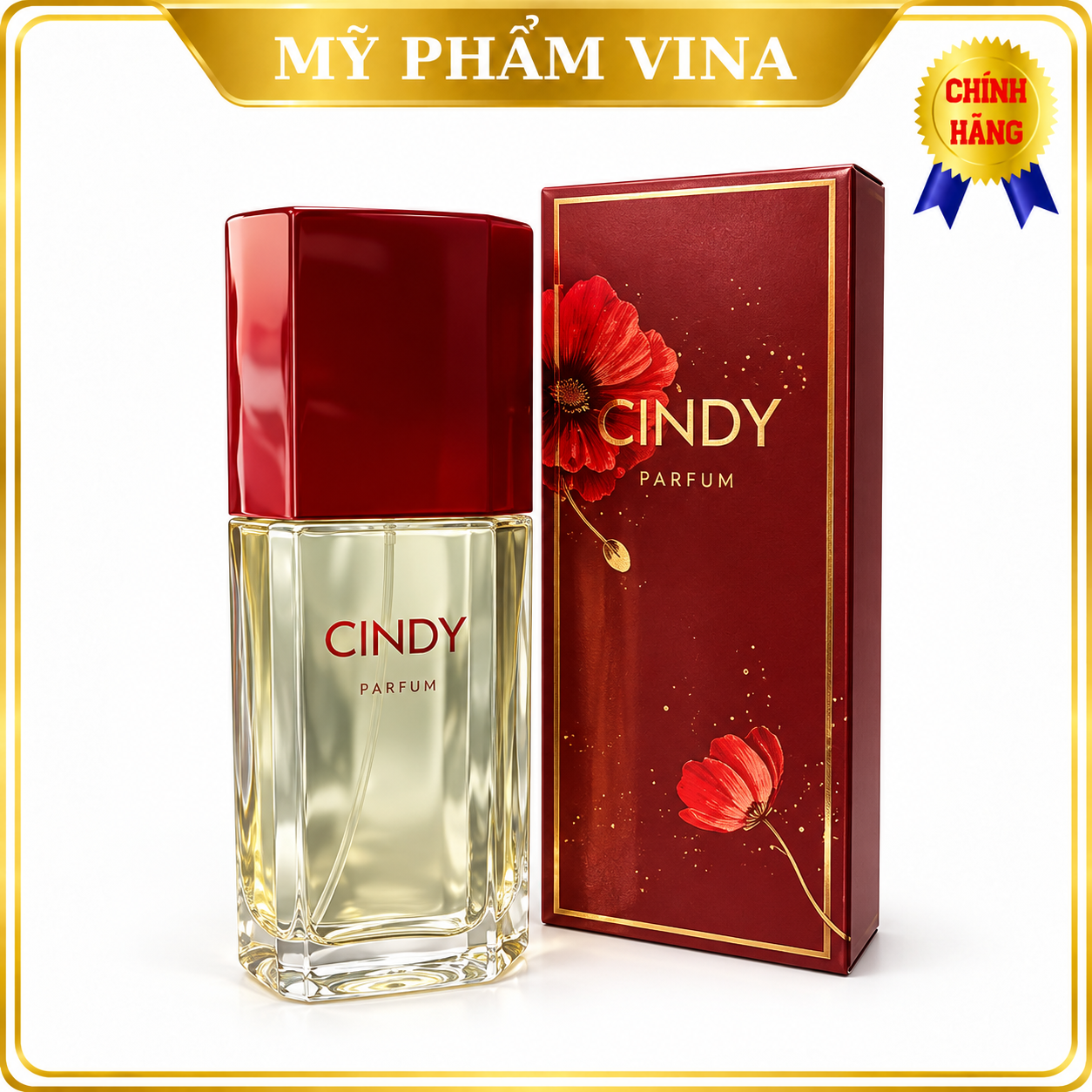 Nước Hoa Cindy Perfume 100ml - Hương Thơm Quyến Rũ (màu đỏ)