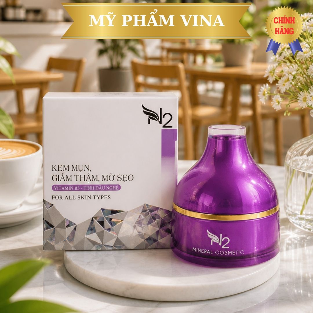 KEM N2 COSMETIC SẠCH MỤN GIẢM THÂM MỜ SẸO TRẮNG DA 18g (N4) 1