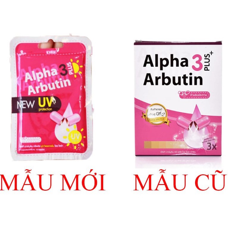 Viên Kích Trắng Da Alpha Arbutin 3 Plus Thái Lan 1