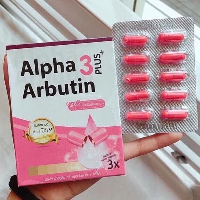 Viên Kích Trắng Da Alpha Arbutin 3 Plus Thái Lan 2