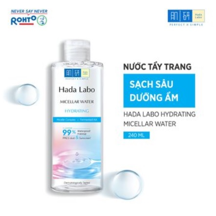 Nước Tẩy Trang Hada Labo Micellar Water Sạch Sâu Dưỡng Ẩm 240ml (DA THƯỜNG) 1