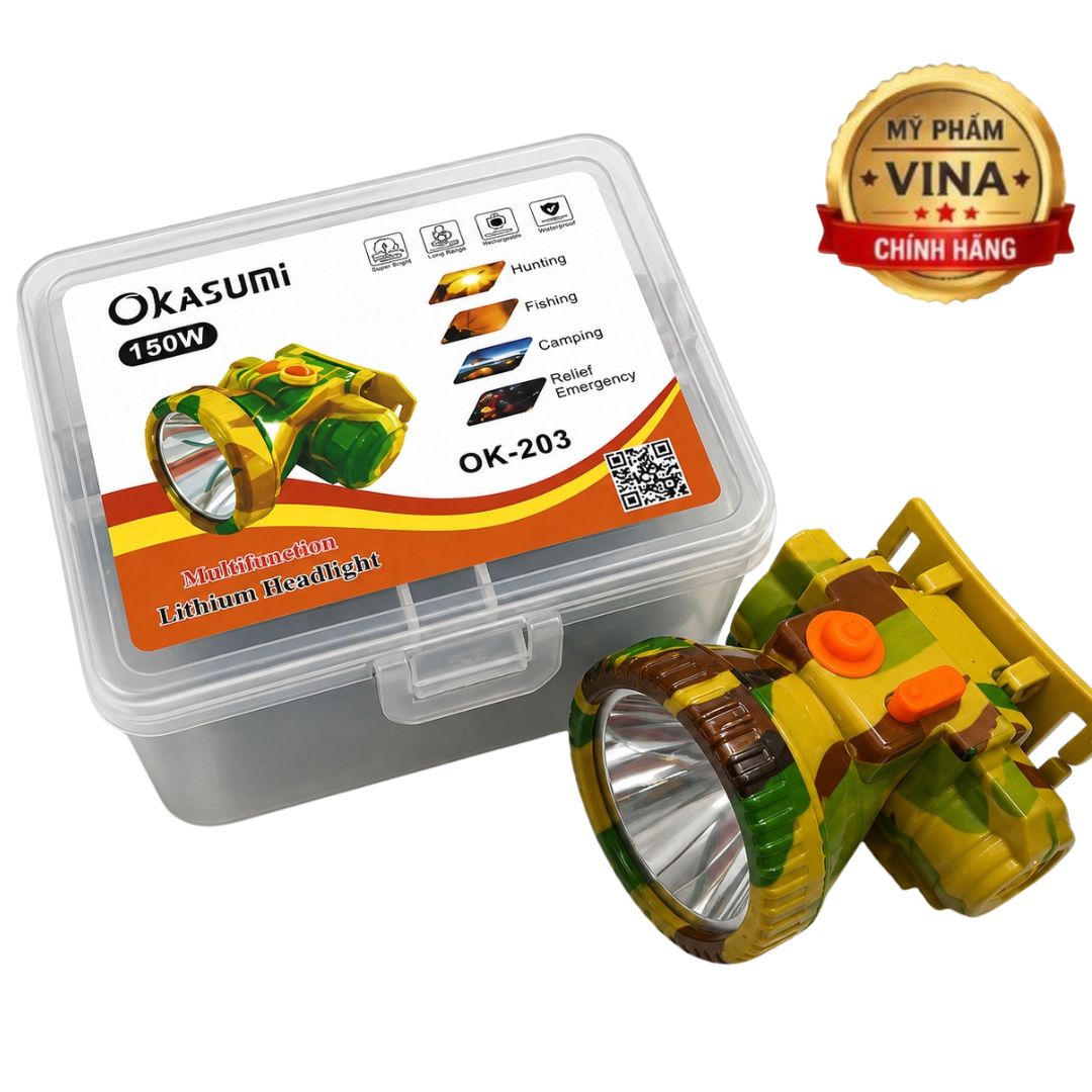Đèn Pin Đội Đầu Siêu Sáng OK-203 1