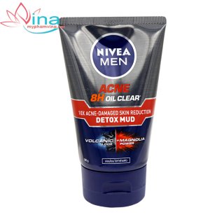 Sữa rửa mặt giúp giảm mụn và hư tổn da Nivea Men Acne-Damaged Skin Reduction (100g) 1