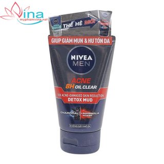 Sữa rửa mặt giúp giảm mụn và hư tổn da Nivea Men Acne-Damaged Skin Reduction (100g) 2