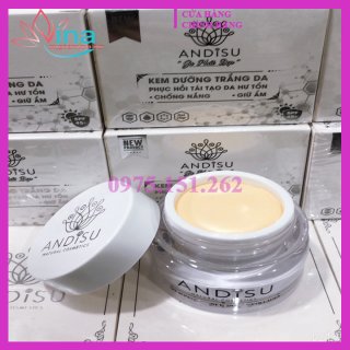 Kem Dưỡng Trắng Da Và Phục Hồi Tái Tạo Da Hư Tổn Andisu 25gr 1