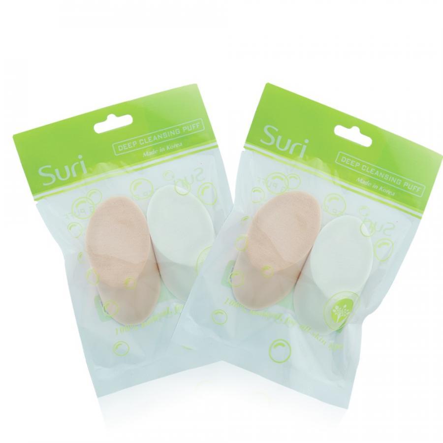 Bông phấn tán kem nền dạng xúc xích SURI (2 cái/ gói) 2