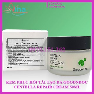 Kem phục hồi tái tạo da Goodndoc Centella Repair Cream 50ml 2