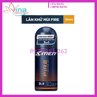 Lăn khử mùi XMen Fire mẫu mới 50ml 1