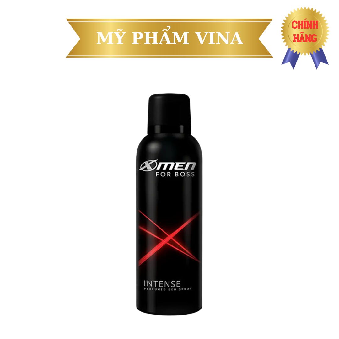 Xịt khử mùi toàn thân X-men For Boss Intense Perfumed Deo Spray (Chai 150ml)