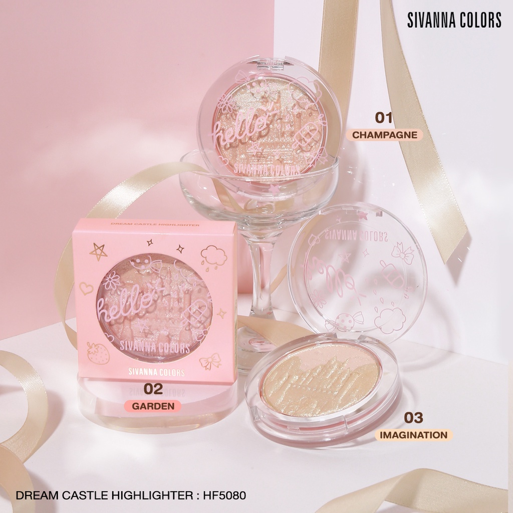 Phấn bắt sáng Sivanna Colors Dream Castle Highlighter HF5080 - MÀU 02 2