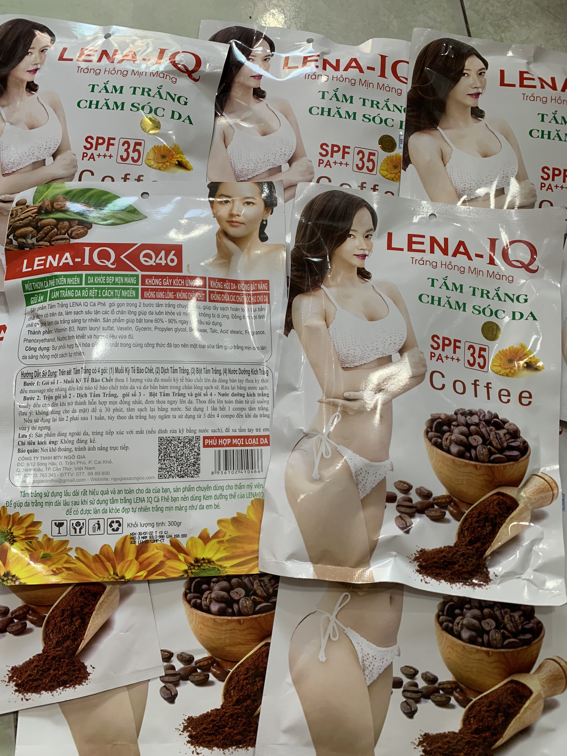 Tắm Trắng Cà Phê LENA IQ - TẮM TRẮNG LENA CÀ PHÊ 2