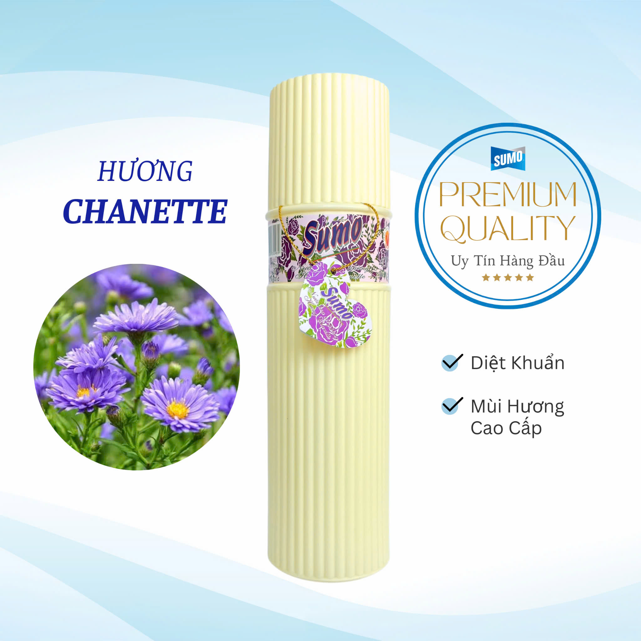 Nước Hoa Xịt Phòng Sumo Hương Chanette 400ml - Màu Tím 1