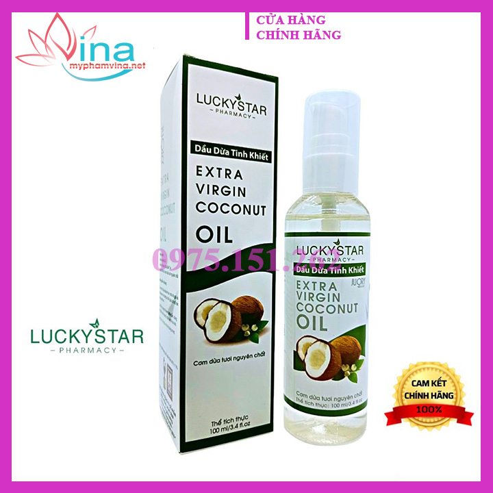 TINH DẦU DỪA LUCKY STAR NGUYÊN CHẤT 100ML