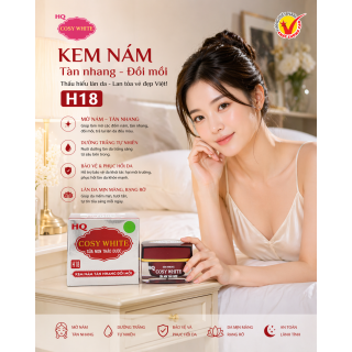 Kem HQ Cosy White H18 Nám Tàn Nhang Đồi Mồi 18gr 2