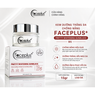 Kem  FacePlus+ Dưỡng Trắng Da Chống Nắng 15gr