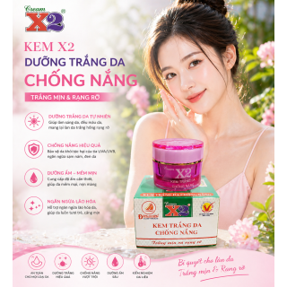 KEM X2 ĐĂNG DƯƠNG - KEM X2 TRẮNG DA CHỐNG NẮNG 8GR