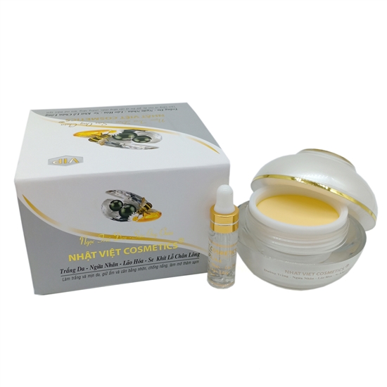 Kem VIP Chống Lão Hóa, Trắng Da, Se Khít Chân Lông, Ngọc Trai Đen, Sữa Ong Chúa (30g) - NHẬT VIỆT COSMETICS