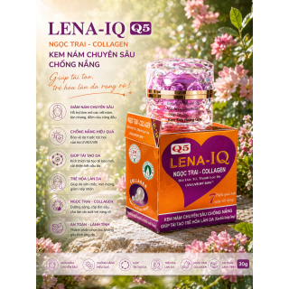 Kem LENA-IQ Q5 nám chuyên sâu - Chống nắng - Giúp tái tạo - Trẻ hóa làn da (30g)