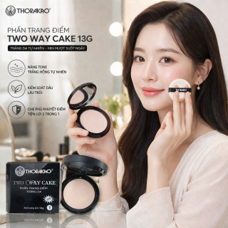 PHẤN TRANG ĐIỂM TRẮNG DA THORAKAO TWO WAY CAKE 13G - SỐ 1