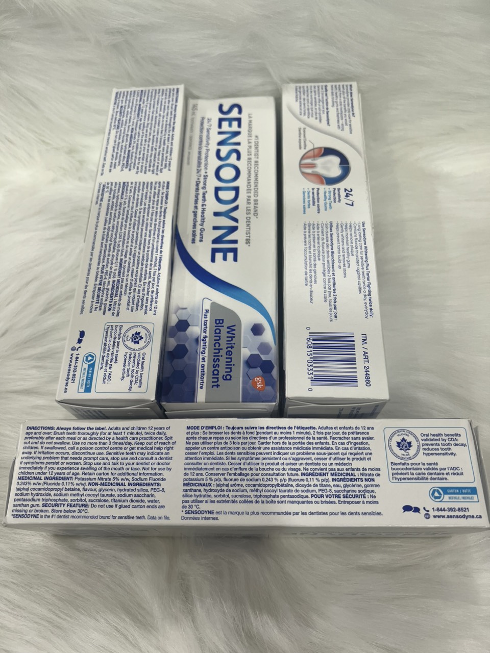 Kem đánh răng Sensodyne Whitening Blanchissat 145ML - Mỹ 2